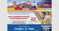 Desktop Screenshot of colegioslasalle.edu.mx